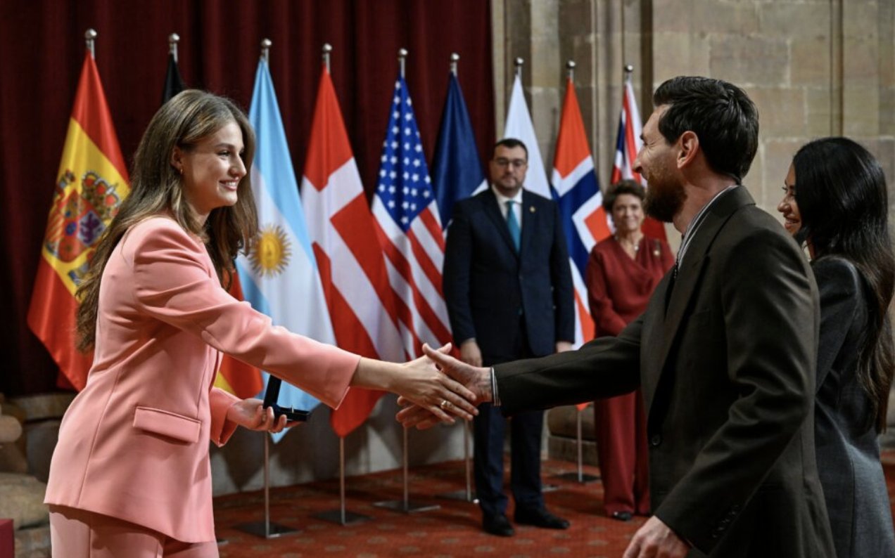 Messi recibe el Premio Princesa de Asturias de Deportes